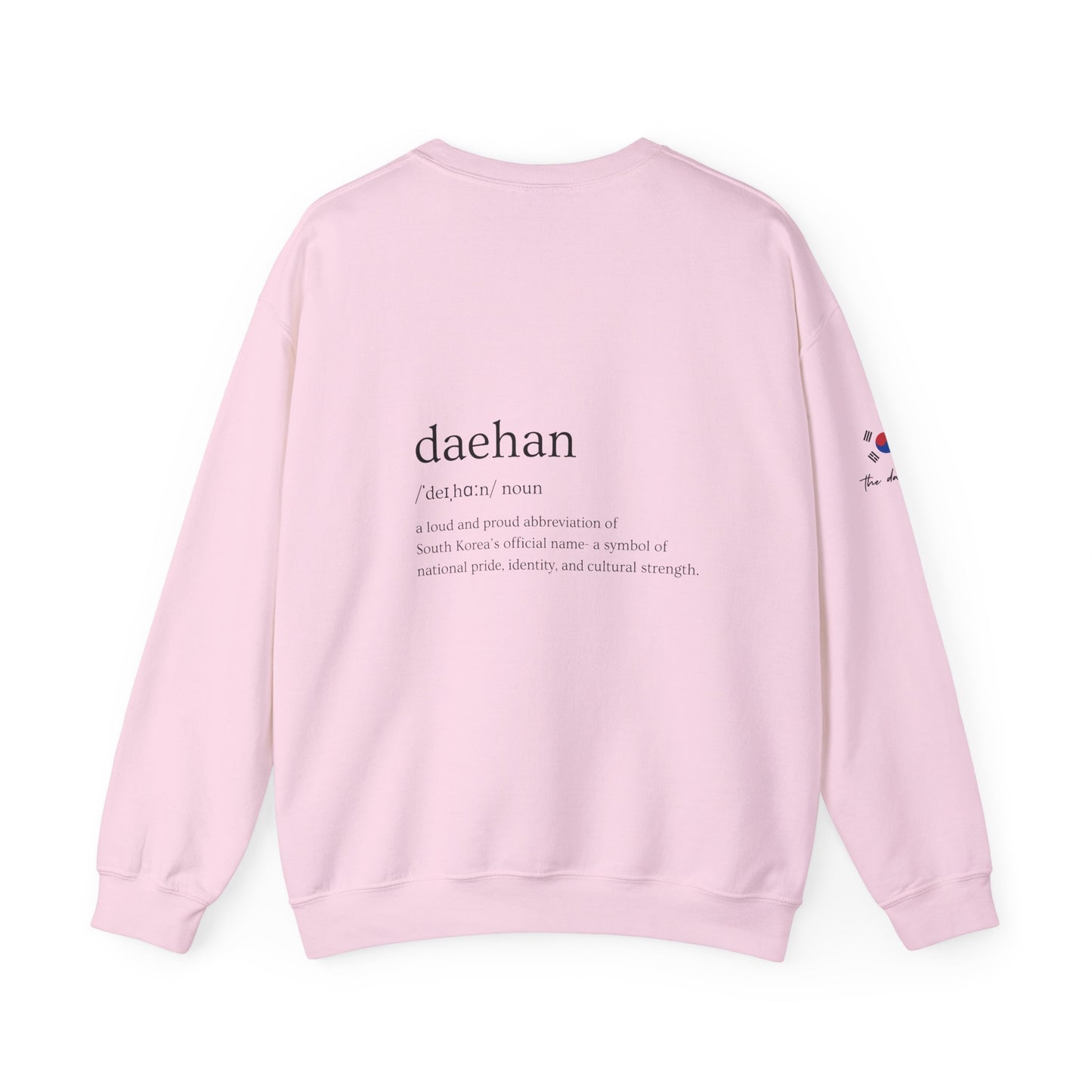 South Korea Heart & DAEHAN Definition – Women’s Sweatshirt