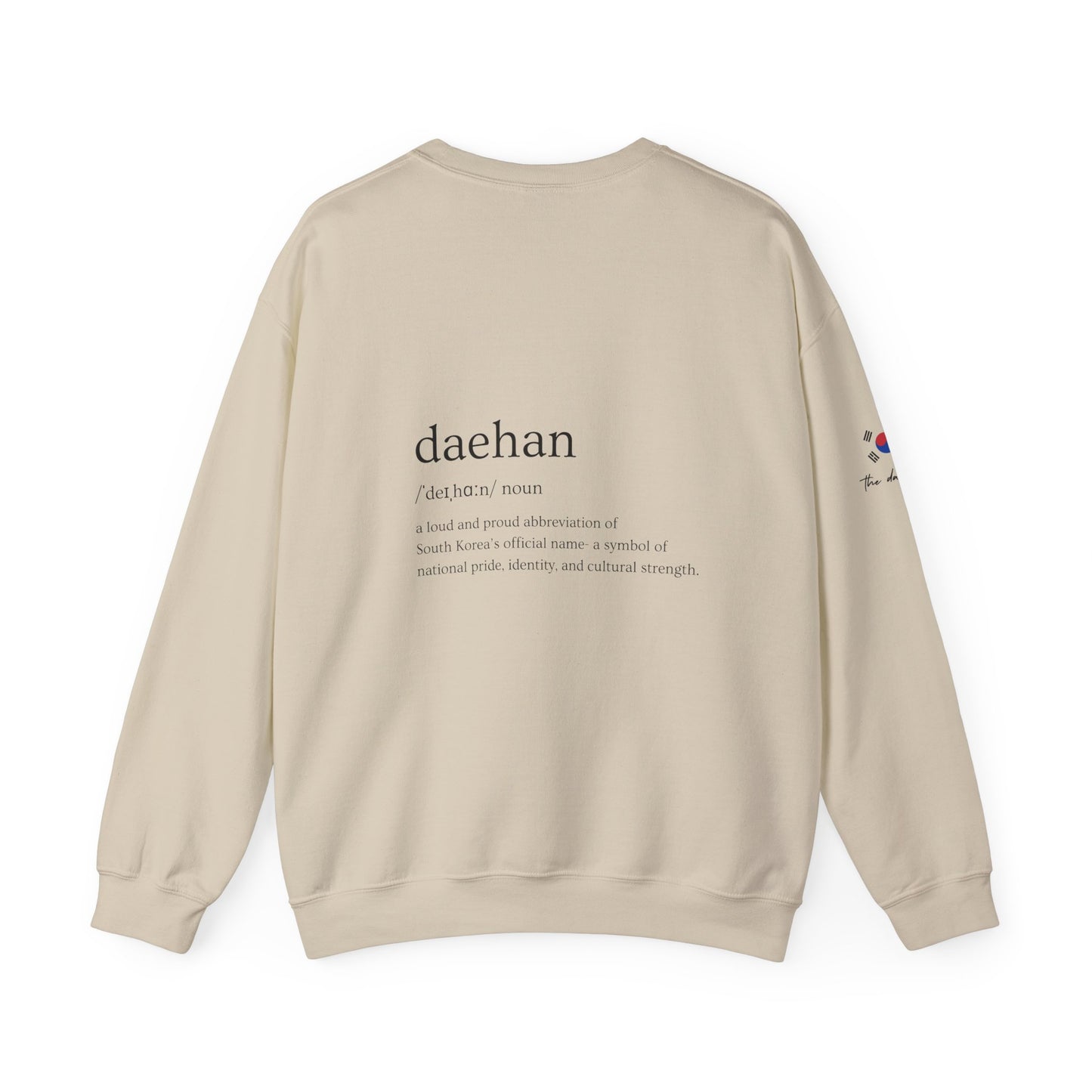 South Korea Heart & DAEHAN Definition – Women’s Sweatshirt