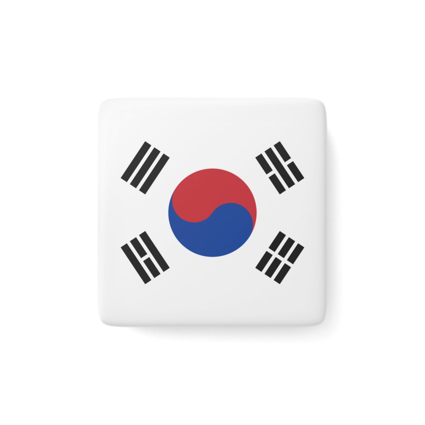 TAEGEUKGI MAGNET(Korean Flag Porcelain Magnet, Square)
