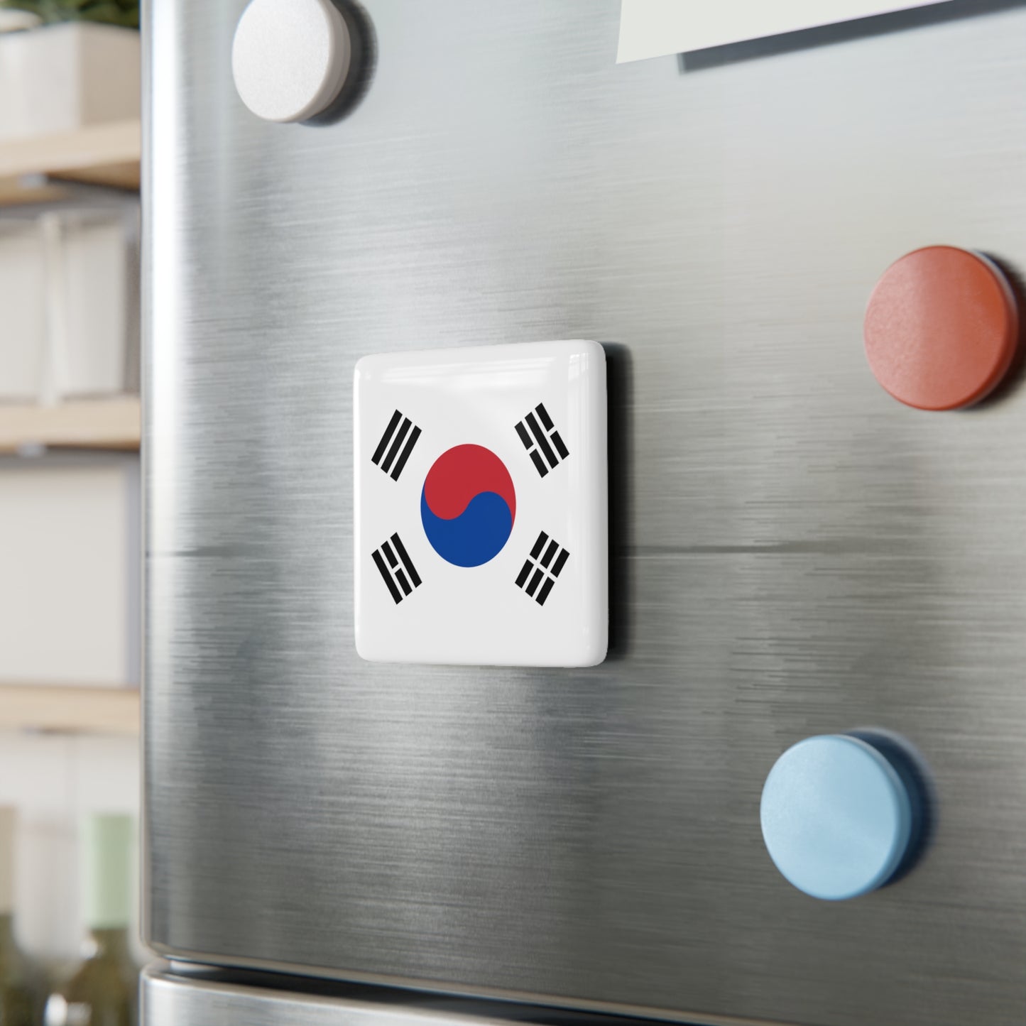 TAEGEUKGI MAGNET(Korean Flag Porcelain Magnet, Square)