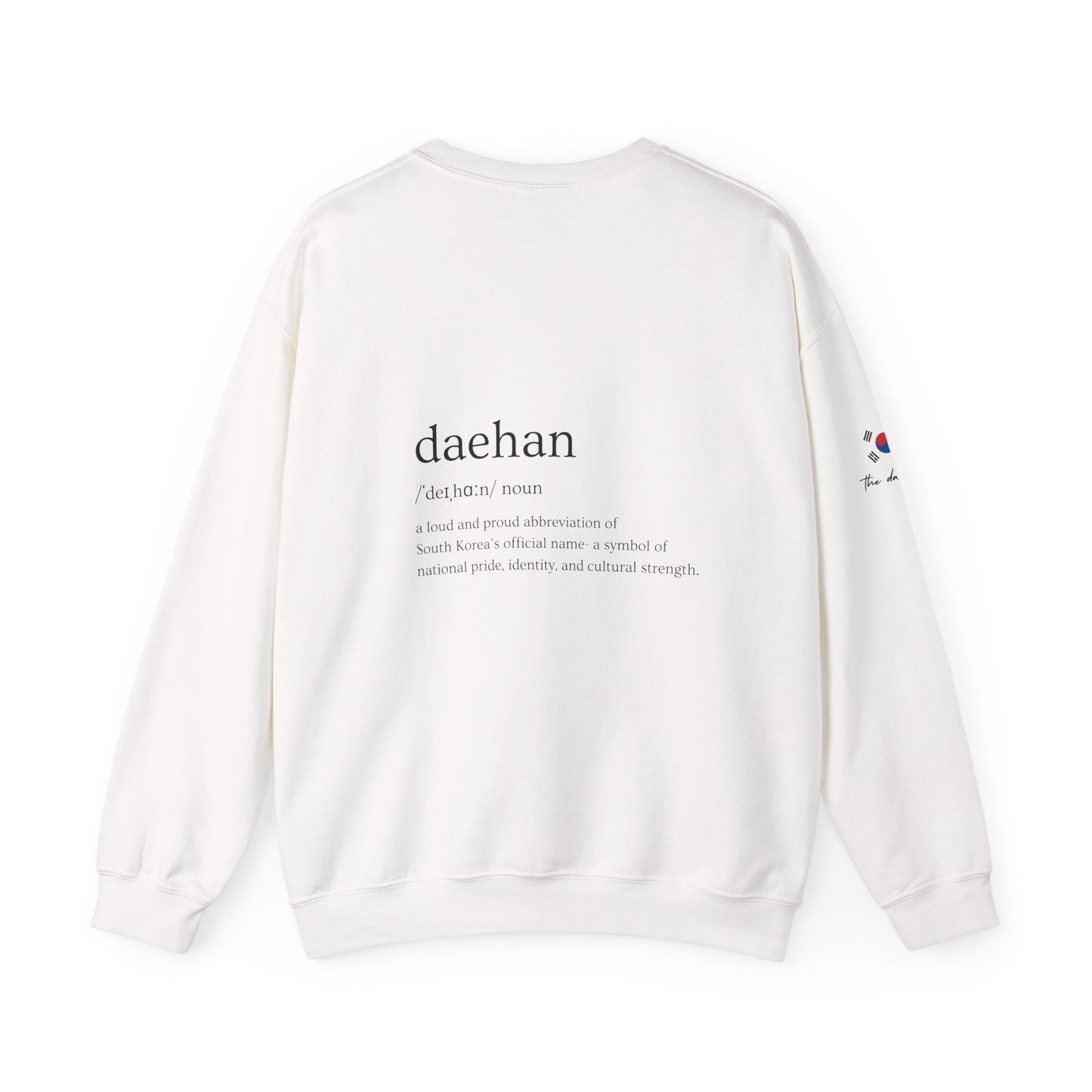 South Korea Heart & DAEHAN Definition – Women’s Sweatshirt