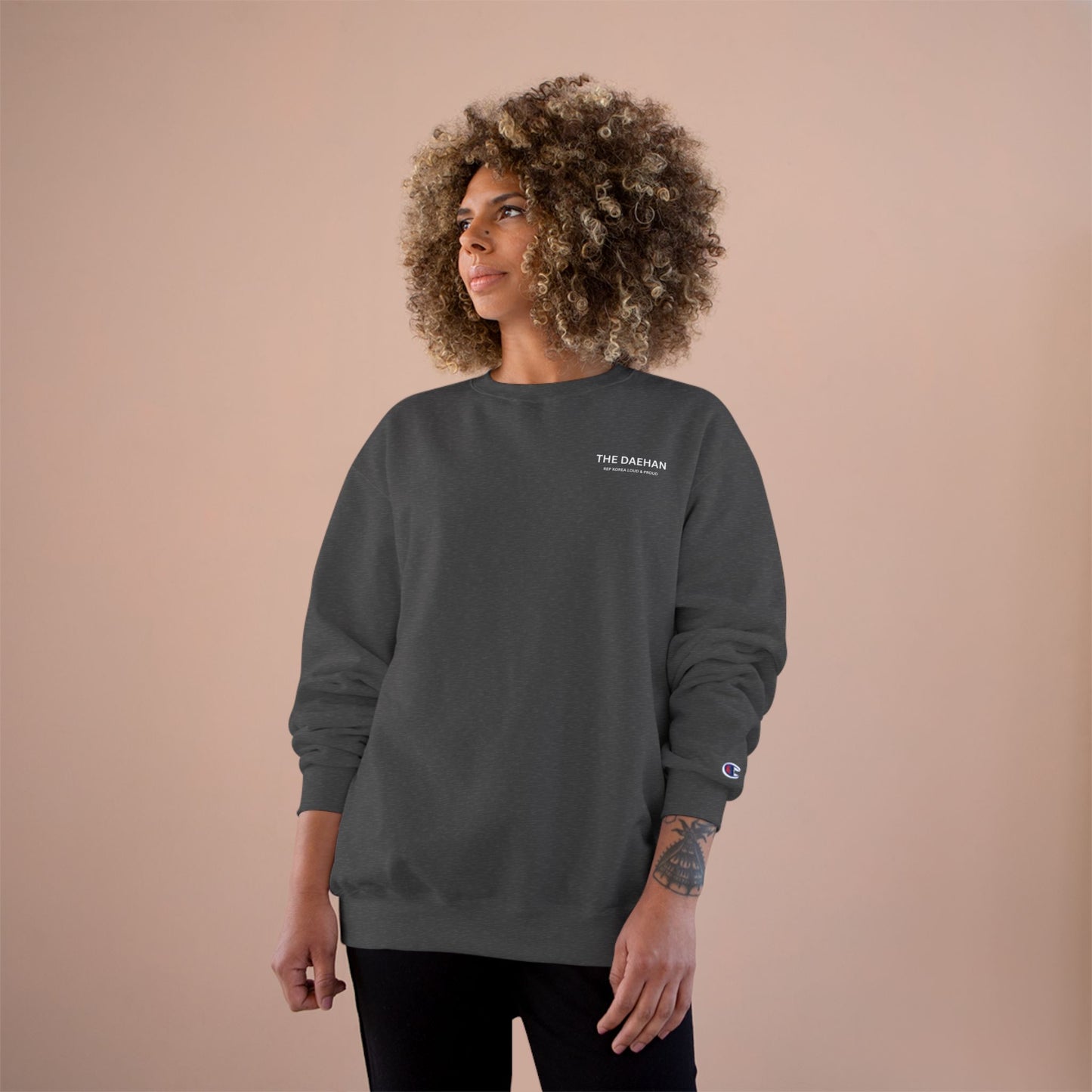“Korean Being” x Champion Sweatshirt