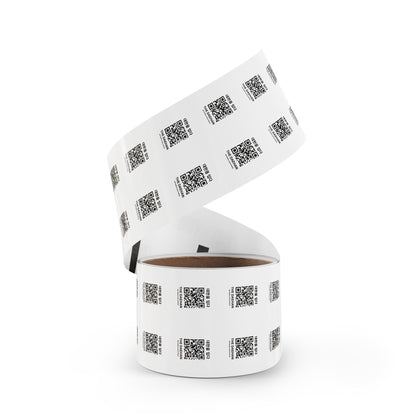 Custom QR Code Round Sticker Rolls, Ideal for Events, Gifts, Parties, Branding, Wedding Decor, Art Projects