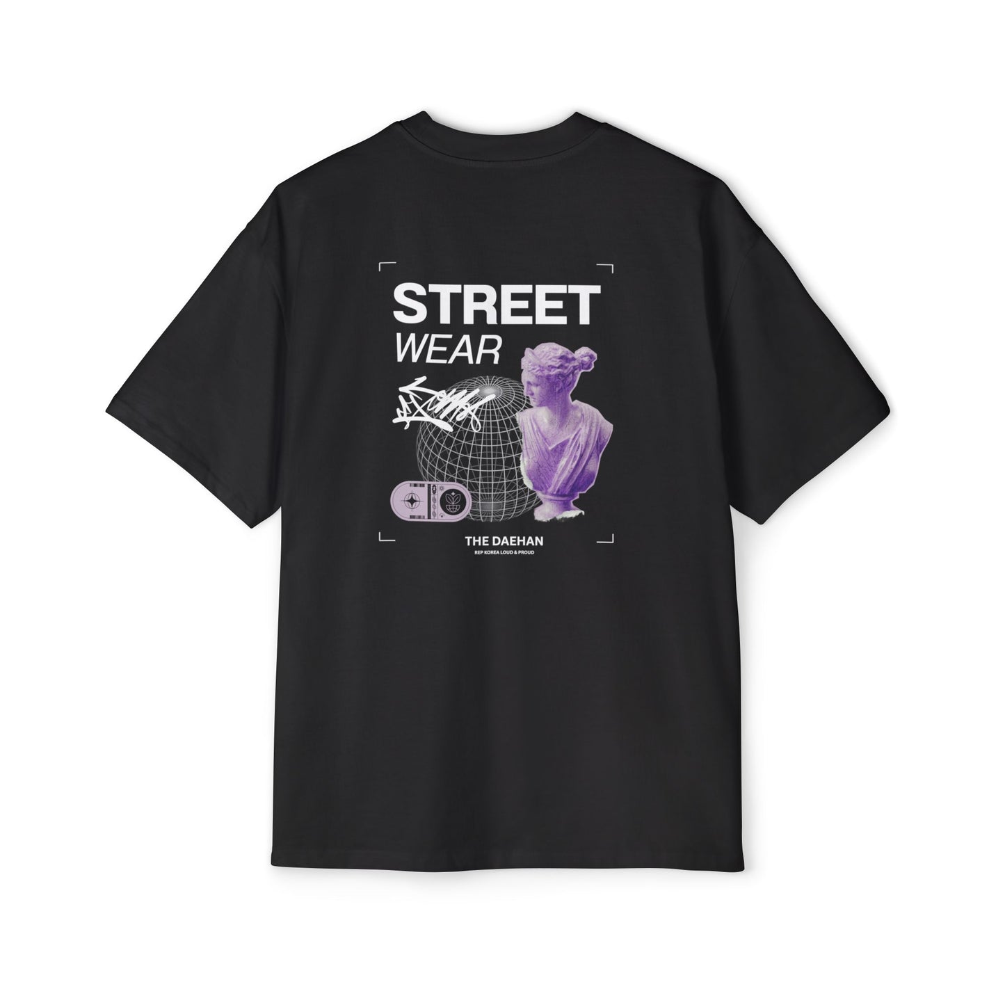 the DAEHAN Oversized Men's Streetwear T-Shirt