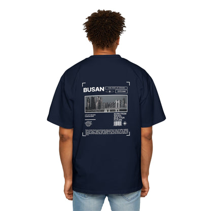 Busan Port City Graphic Oversized Unisex Streetwear T-shirt