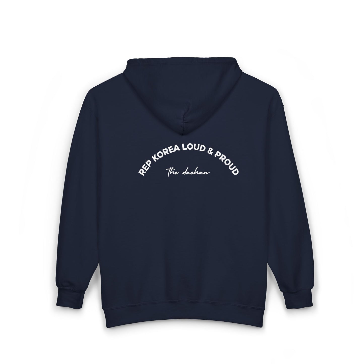 the DAEHAN Unisex Heavy Blend Full Zip-up Hoodie