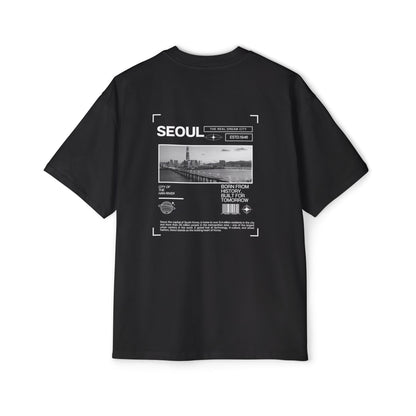 Seoul Dream City Graphic Oversized Unisex Streetwear T-shirt
