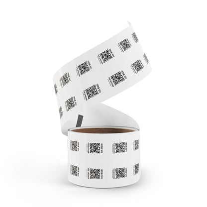 Custom QR Code Round Sticker Rolls, Ideal for Events, Gifts, Parties, Branding, Wedding Decor, Art Projects