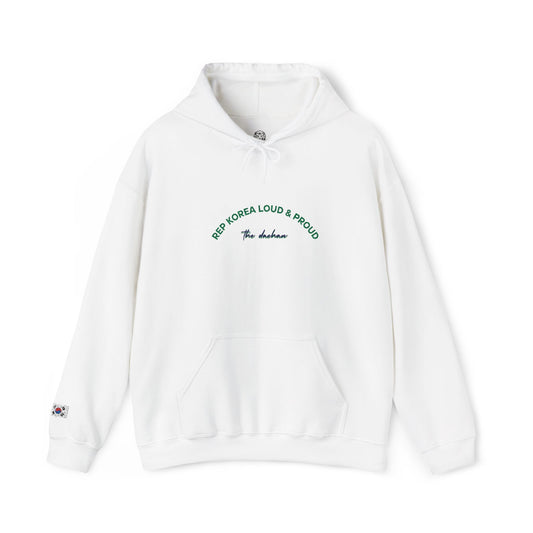 the DAEHAN Unisex Heavy Blend Hooded Sweatshirt