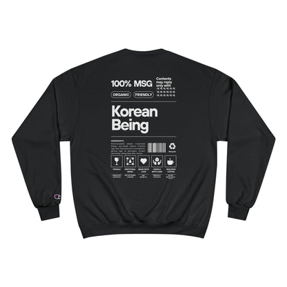 “Korean Being” x Champion Sweatshirt