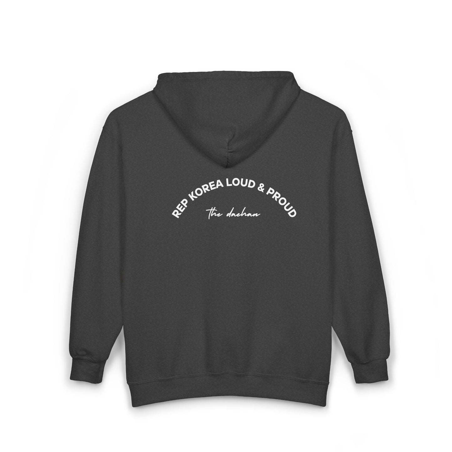 the DAEHAN Unisex Heavy Blend Full Zip-up Hoodie