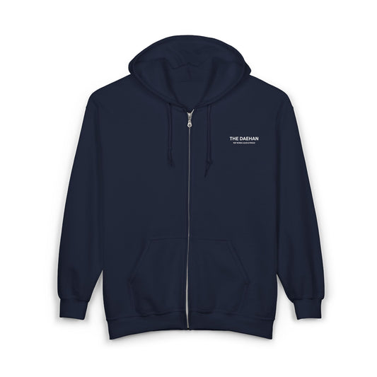 the DAEHAN Unisex Heavy Blend Full Zip-up Hoodie